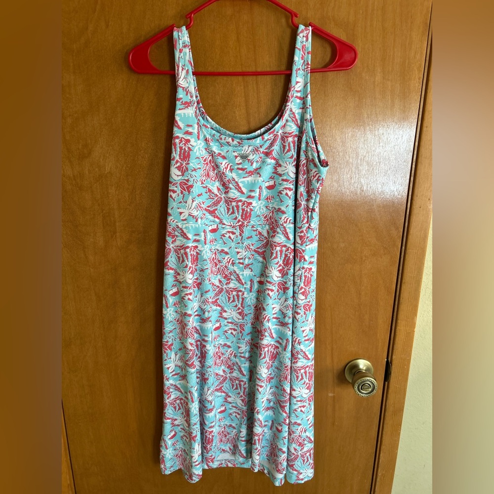 Columbia Women's Dress Sz Large Multicolor Sleeveless Omni-Freeze UPF 50 PFG - Picture 2 of 9
